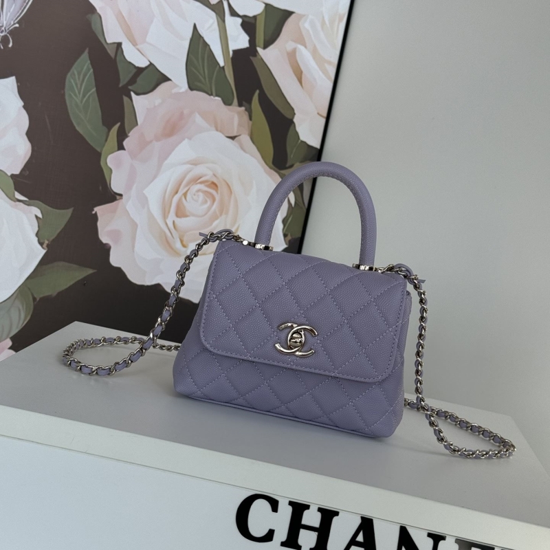 Ch**el top handle bags